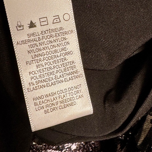 NWT Dress the Population Uma Floral Embroidered Black Party Dress Sz XXL - Picture 8 of 9